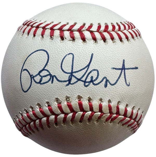 Ron Gant Autographed Official National League Baseball (JSA)