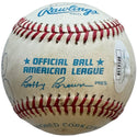 MLB HOF Pitchers Autographed Official American League Baseball (JSA)