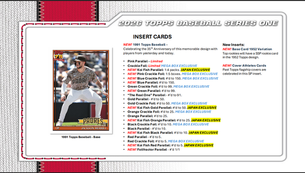 2026 Topps Series 1 Baseball Tin