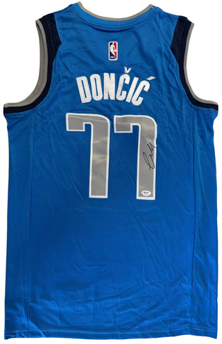 Luka Doncic Autographed Dallas Mavericks Nike Authentic Swingman Jersey (PSA)