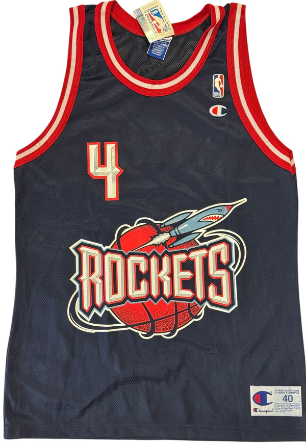 Charles Barkley Autographed Houston Rockets Champion Jersey (JSA)