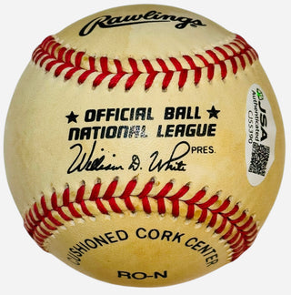 Larry Walker Autographed Official National League Baseball (JSA)