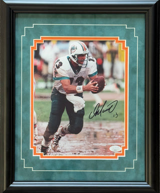 Dan Marino Autographed Dolphins 8x10 Framed Photo (JSA)