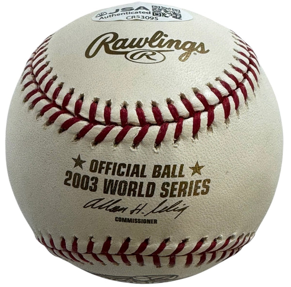 Roger Clemens Official Autographed 2003 World Series Official Baseball (JSA)