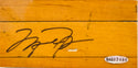 Michael Jordan Big Shots Retirement Photo With Signed Floor Piece #137/230 (UDA)