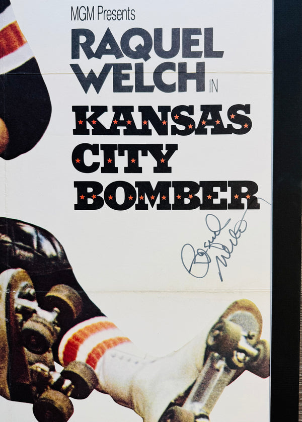 Raquel Welch Autographed 28 x 42 Kansas City Bomber Poster (RRauction)