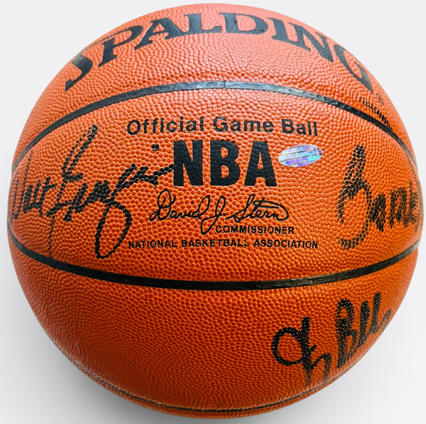 1973 New York Knicks Autographed Spalding Leather Game Basketball (Steiner)