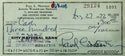 Paul Newman American Actor & Film Director Signed Twice Personal Check August 1972