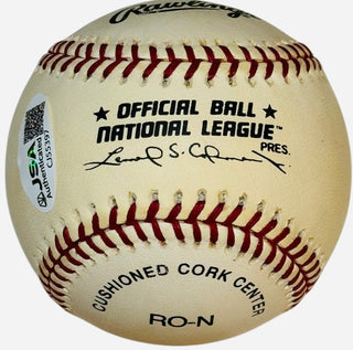 Steve Carlton Autographed Official National League Baseball (JSA)
