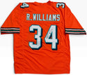 Ricky Williams Autographed Custom Miami Dolphins Jersey (JSA Witness)