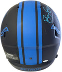 Barry Sanders Autographed Detroit Lions Full Size ECLIPSE Helmet Visor (Schwartz Sports)
