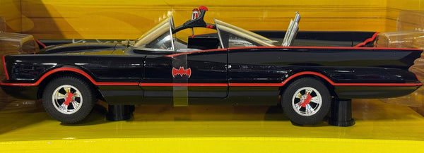 Adam West & Burt Ward Autographed Batman&Robin 1:18 Scale Hot Wheels Batmobile (JSA)