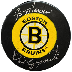 Phil Esposito Autographed Bruins Official Puck (JSA)