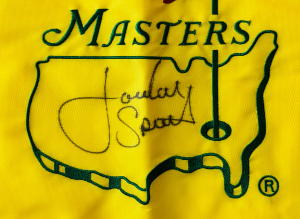 Jordan Spieth Autographed Masters Flag (JSA)