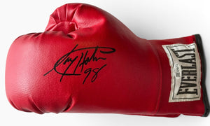 Larry Holmes Autographed Red Everlast Left Boxing Glove (JSA)