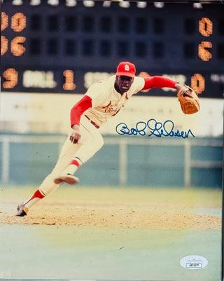 Bob Gibson Autographed 8x10 Baseball Photo (JSA)