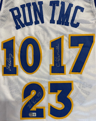 Run TMC Signed Golden State Custom Jersey Hardaway, Richmond, Mullin (Beckett)