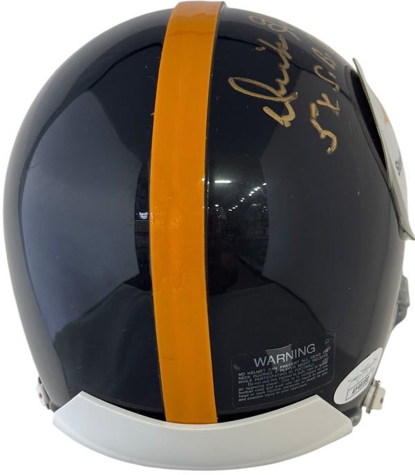 Dick Hoak Autographed Steelers Mini Helmet (JSA)