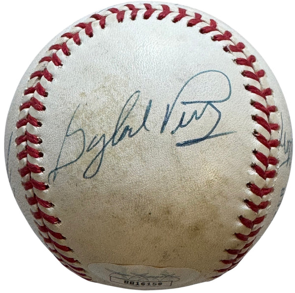 MLB HOF Pitchers Autographed Official American League Baseball (JSA)