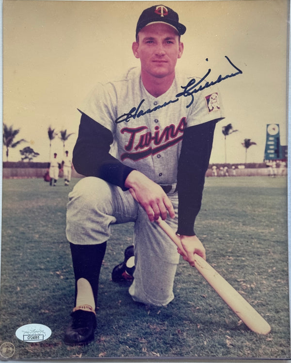 Harmon Killebrew Autographed Twins 8x10 Baseball Photo (JSA)