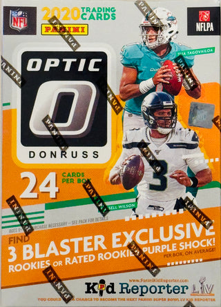 2020 Panini Donruss Optic Football 6-Pack Blaster Box