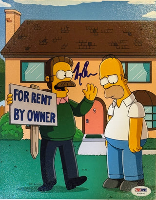 Harry Shearer The Simpsons Autographed 8x10 Celebrity Photo (PSA)