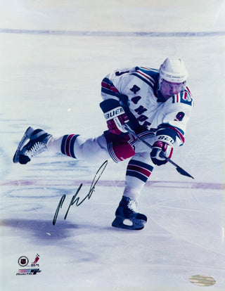 Pavel Bure Autographed 8x10 Rangers Hockey Photo (Steiner)
