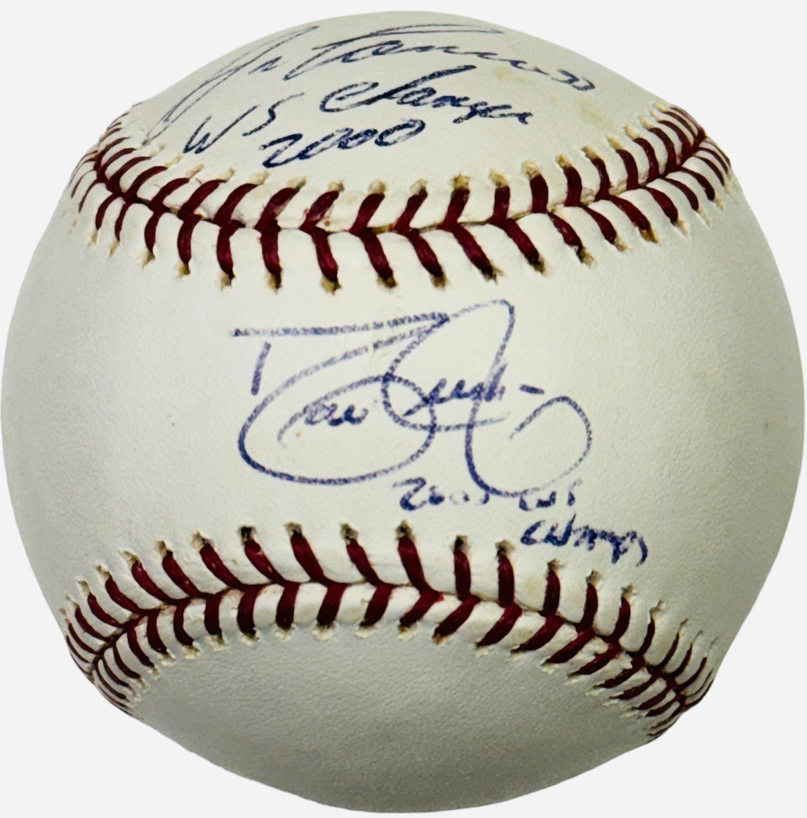 Jose Canseco & David Justice Autographed Official Major League Basebal ...