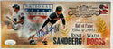 Wade Boggs Autographed Hall Of Fame Class of 2005 Cache (JSA)