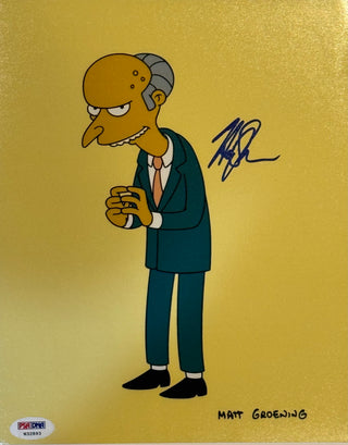 Harry Shearer The Simpsons Autographed 8x10 Celebrity Photo (PSA)