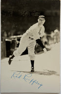 Red Ruffing Autographed Yankees Vintage Photo Postcard (JSA)