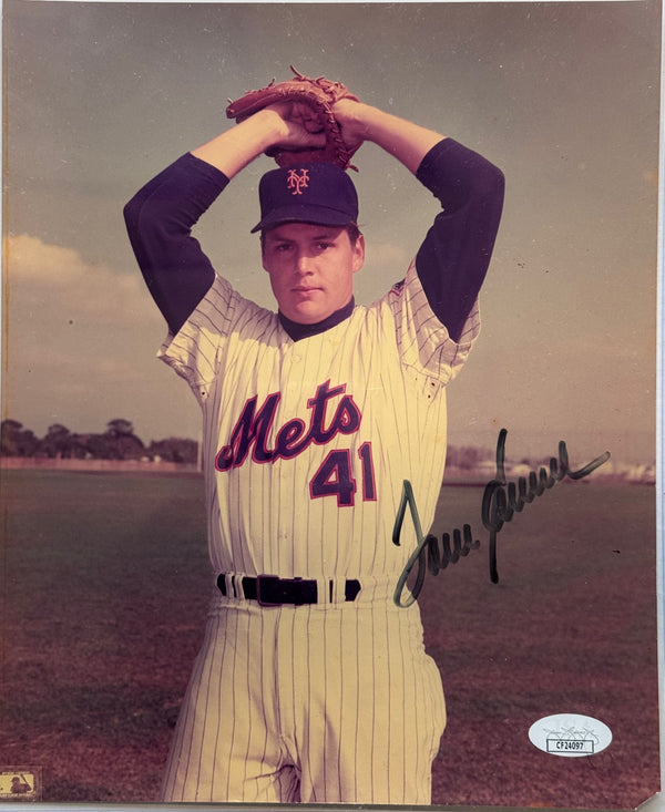 Tom Seaver Autographed Mets 8x10 Baseball Photo (JSA)