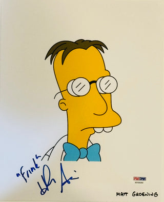 Hank Azaria The Simpsons Autographed 8x10 Celebrity Photo (PSA)