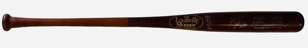Darren Daulton Autographed Game Used Louisville Slugger Bat (JSA)