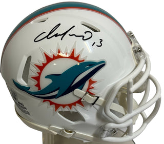 Dan Marino Autographed Dolphins Speed Mini Helmet (Beckett)