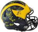 2023 National Champions Michigan Wolverines Autographed Speed F/S Helmet (Beckett)