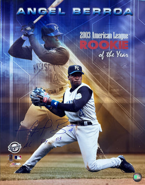 Angel Berroa Autographed 16x20 Baseball Photo