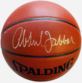 Kareem Abdul Jabbar Signed Spalding Indoor / Outdoor Basketball (Online Authentics)