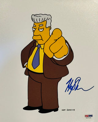 Harry Shearer The Simpsons Autographed 8x10 Celebrity Photo (PSA)