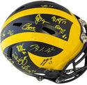 2023 National Champions Michigan Wolverines Autographed Speed F/S Helmet (Beckett)