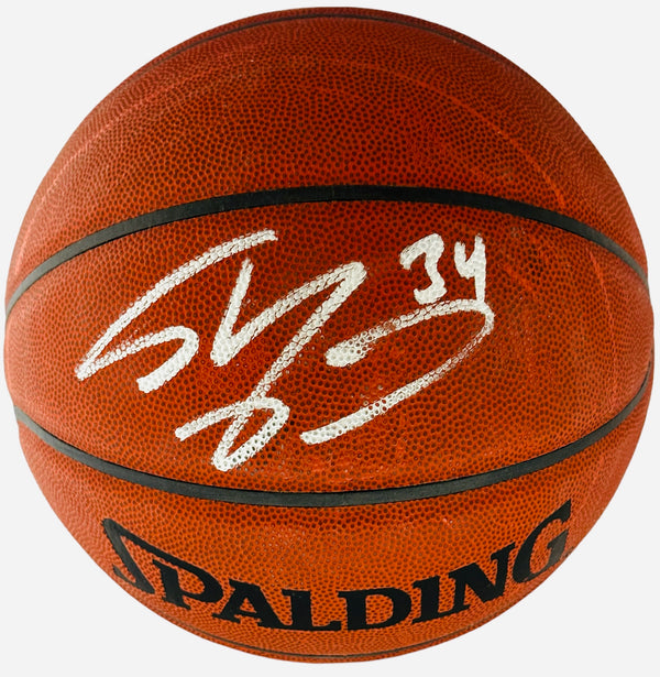 Shaquille O'Neal Autographed Spalding All Surface Basketball (JSA)