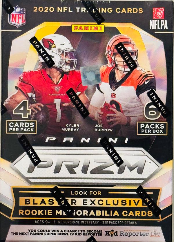 2020 Panini Prizm Football 6-Pack Blaster Box (Lazer Prizms)