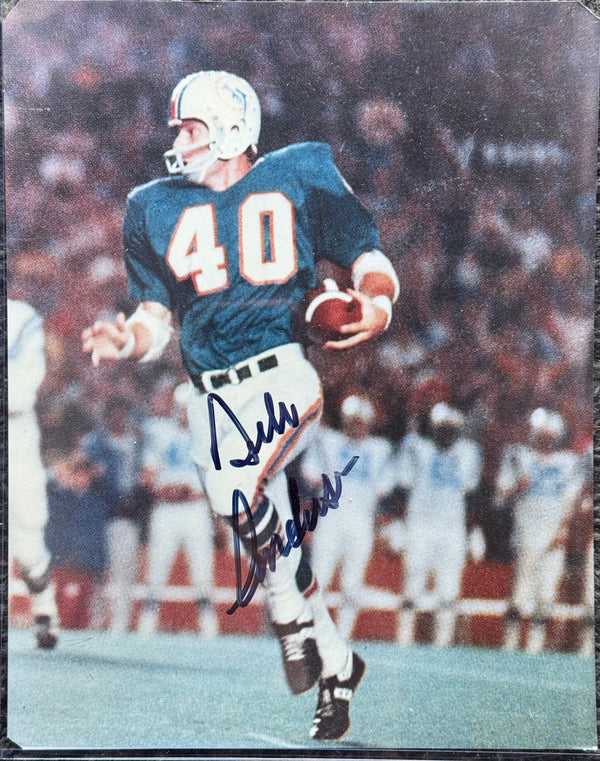 Dick Anderson Autographed Dolphins 8x10 Football Photo