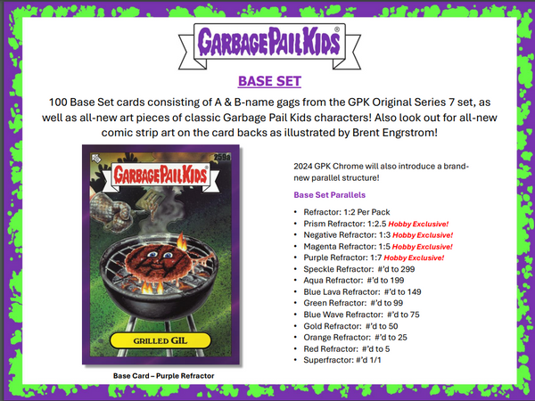 Garbage Pail Kids Chrome Series 7 Hobby Box