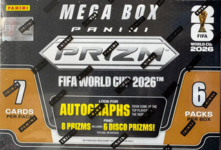 2026 Panini Prizm FIFA World Cup Soccer Mega Hobby Box