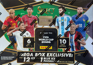 2025-26 Panini Select Road To World Cup Soccer Hobby Mega Box
