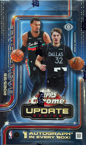2025-26 Topps Chrome Update Series Basketball Hobby Box