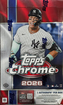 2026 Topps Chrome Baseball Hobby Box