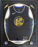 Stephen Curry Autographed Framed Golden State Warriors Jersey