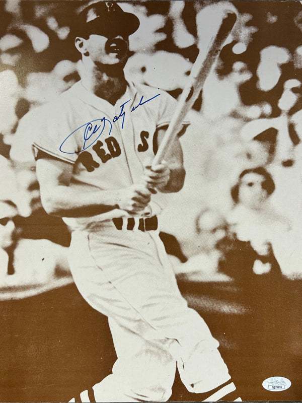 Carl Yastrzemski Autographed 11x14 Baseball Photo (JSA)